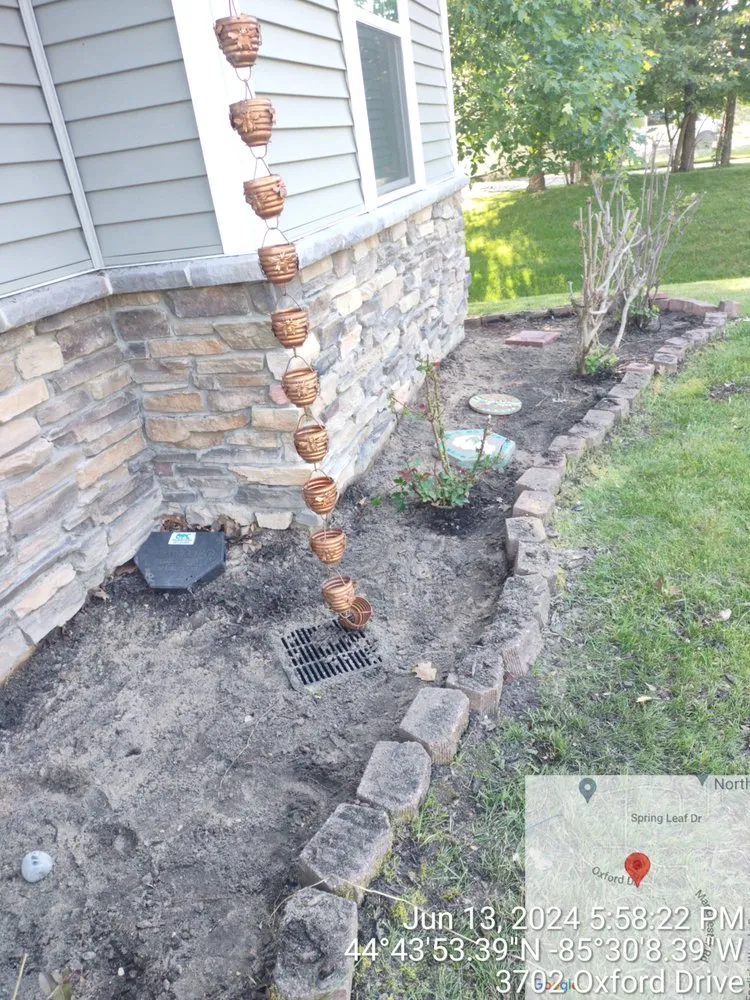 Expert garden landscaping with custom design across Traverse City, MI - Landsharks Lawn and Landscaping