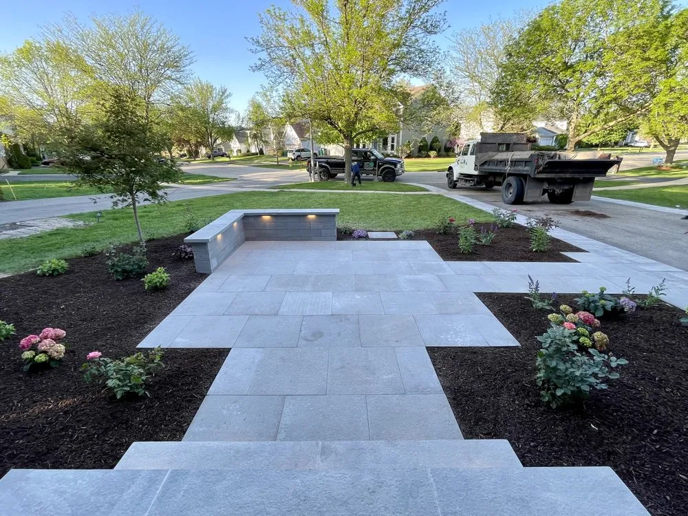 Affordable residential landscaping with custom design in Grayslake, IL by Landstone Innovations