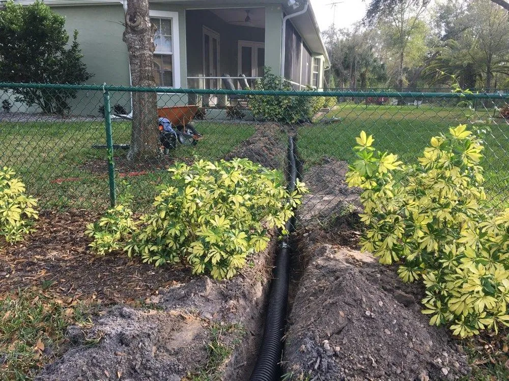 Expert yard cleanup service with custom design in Port Charlotte, FL by Landtech Industries