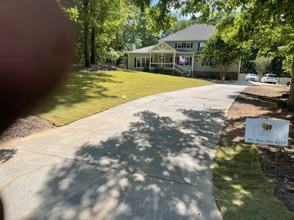 Local garden landscaping for homes across Piedmont, SC - Landtek Services Company