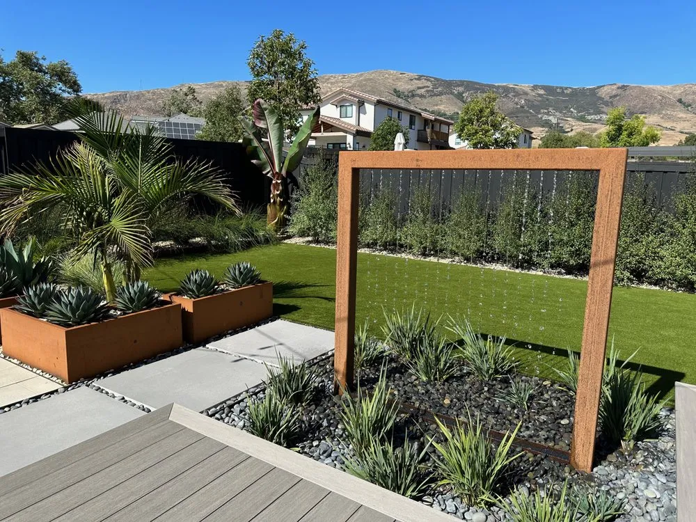 Trusted lawn mowing service for outdoor upgrades in San Luis Obispo, CA by Landwell Design + Build Co.