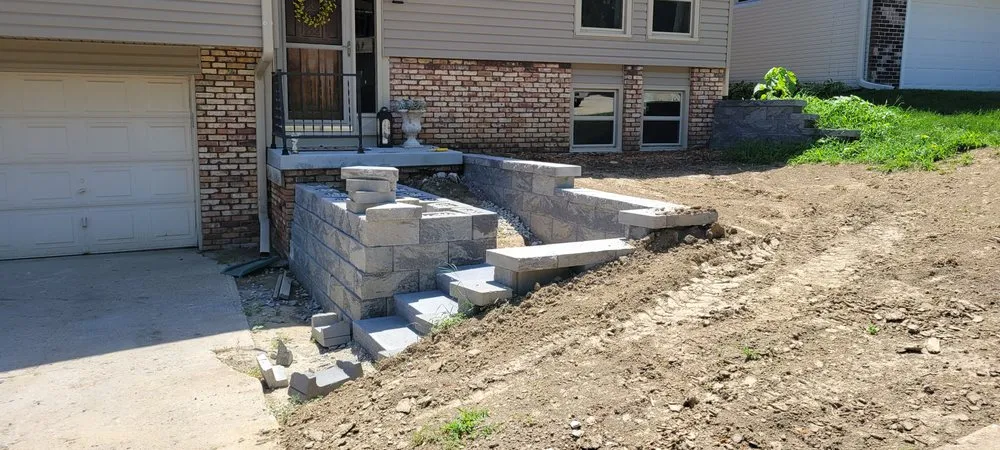 Custom landscape installation in Omaha, NE by Landwerks Enterprises