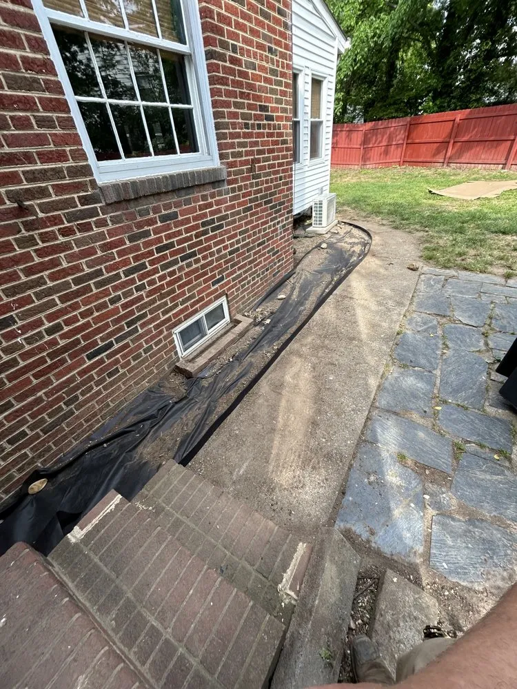 Custom landscape installation in Ashland, VA by Landworks Landscaping