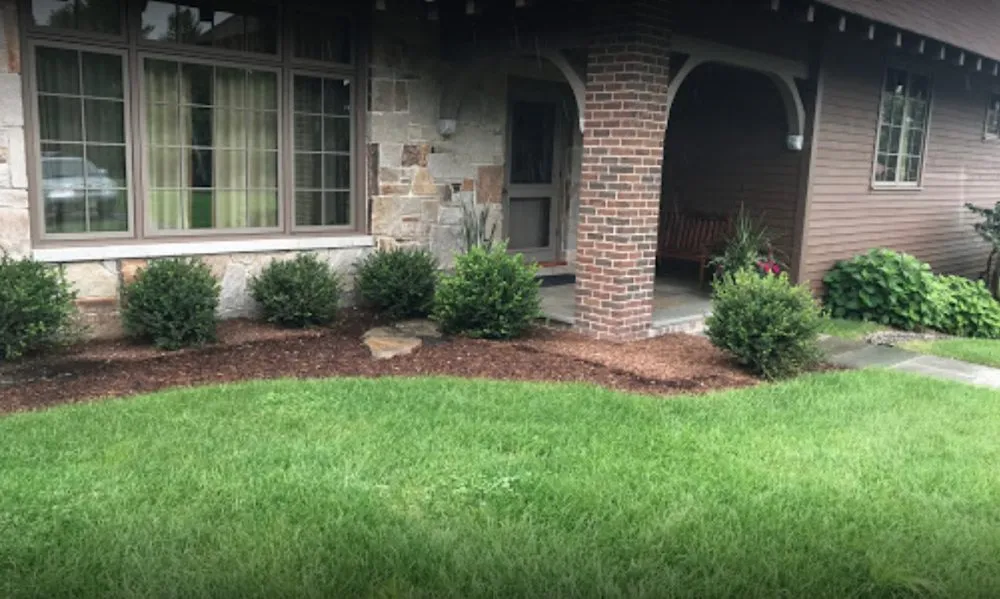 Professional lawn mowing service with custom design across Enfield, NH - Landworks Landscaping