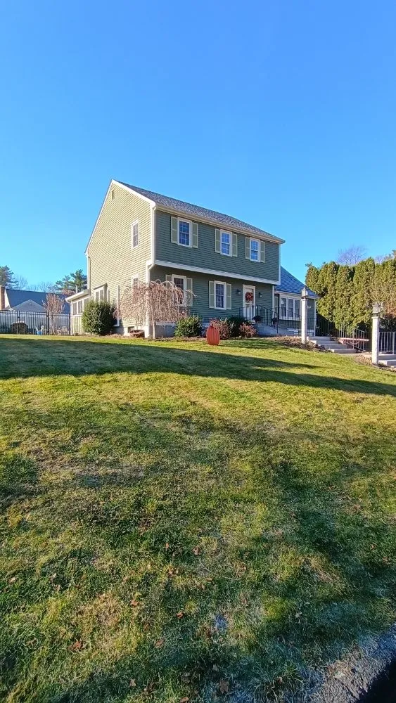 Custom yard cleanup service in Leominster, MA by Langeliers Lawn Care