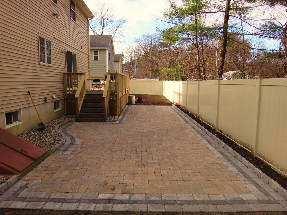 Custom yard cleanup service in Wilmington, MA by Langone Bros Landscaping