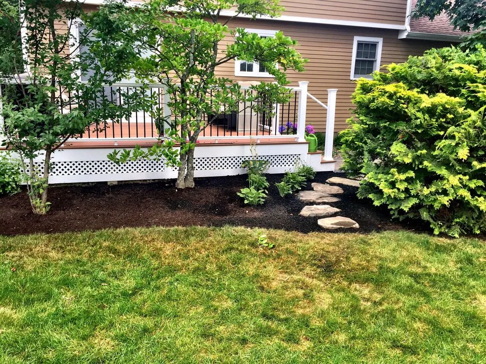 Local lawn mowing service for residential properties in Greenland, NH by Lang's Landscape Service