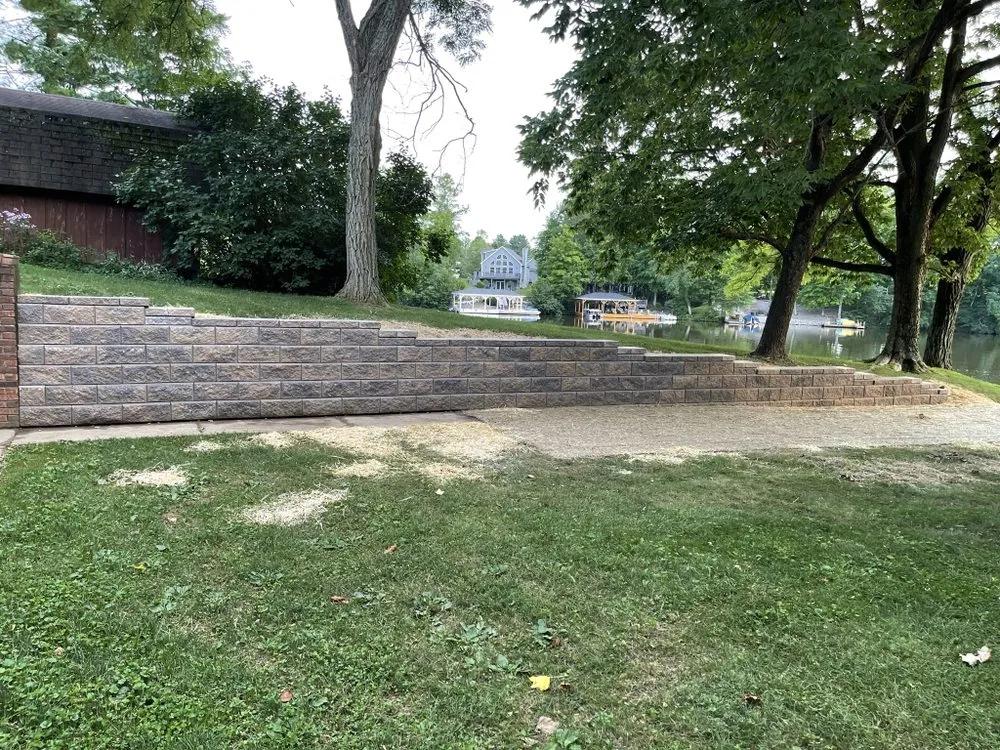 Custom landscape installation for year-round maintenance in Sardinia, OH by Lang'sLandscaping&TreeService