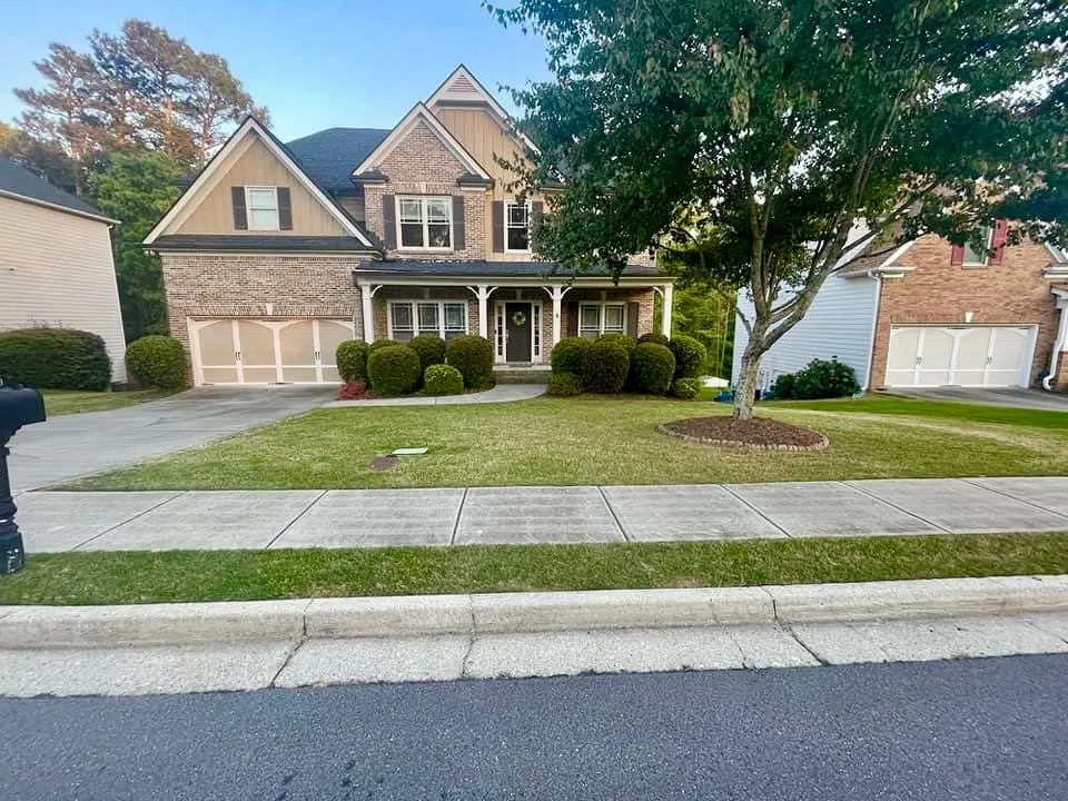 Affordable garden landscaping for residential properties in Buford, GA by Lanier South Lawn Care