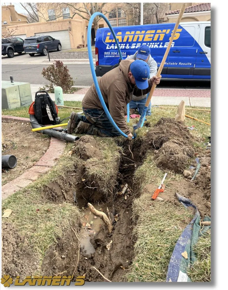 Custom landscape installation near you across Albuquerque, NM - Lannen's Lawn & Sprinkler