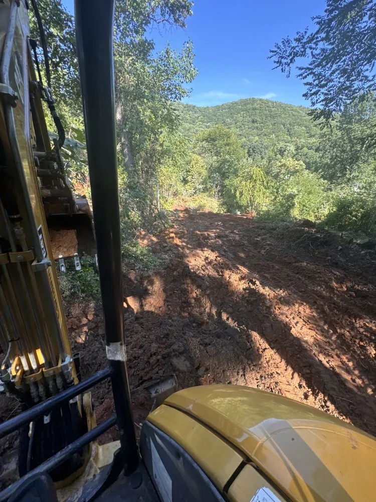 Custom outdoor landscaping in Hendersonville, NC by Lanning Road Farms