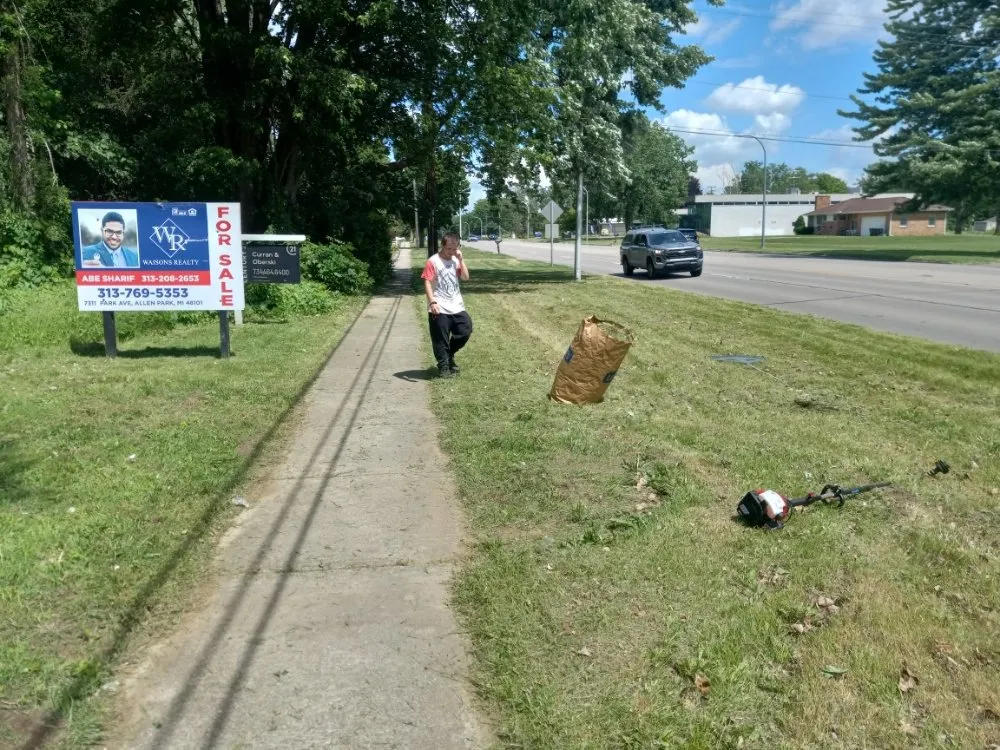 Local landscape installation in Dearborn Heights, MI by Lansfield's Lawn Care