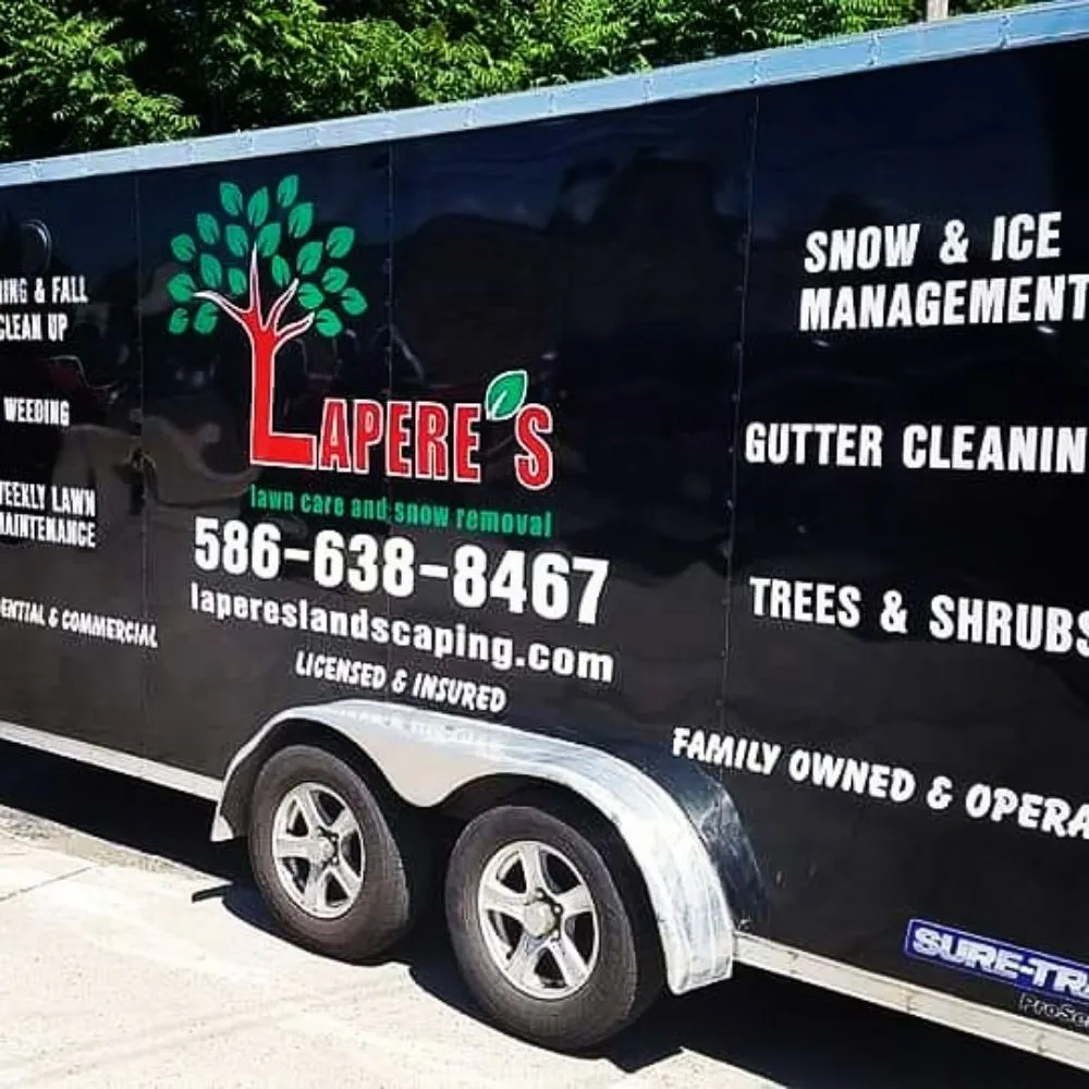 Custom outdoor landscaping for residential properties in Warren, MI by Lapere's Landscaping