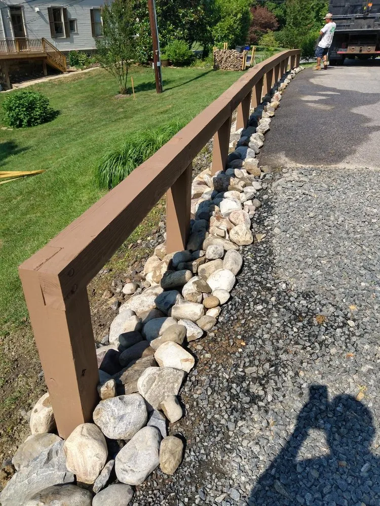 Custom outdoor landscaping in Dayton, MD by Lapinski's Landscaping
