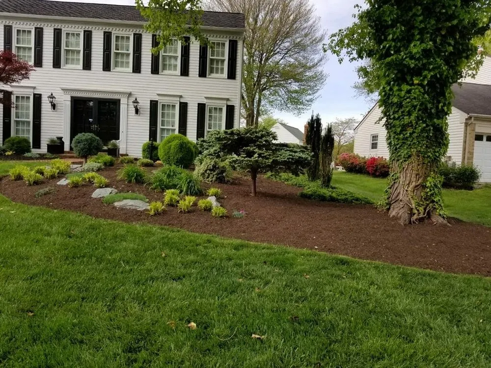 Affordable garden landscaping with custom design in Dayton, MD by Lapinski's Landscaping
