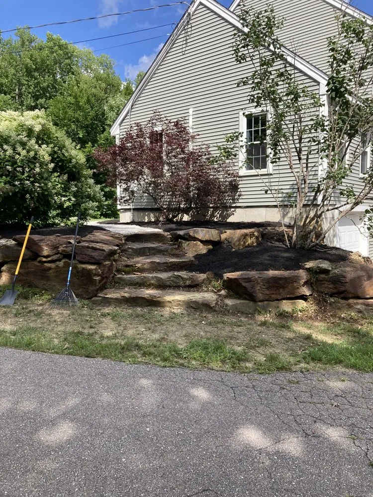 Affordable landscape installation for year-round maintenance in Franklin, NH by LAQ'S Property Management