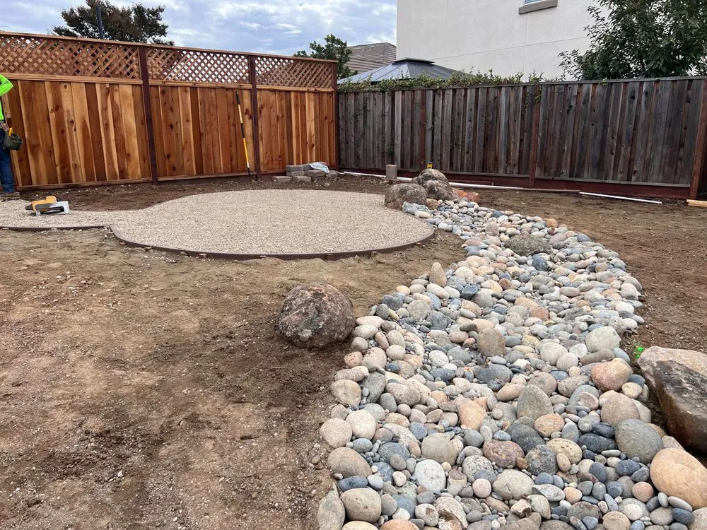 Local landscape installation in San Martin, CA - Lara landscape custom
