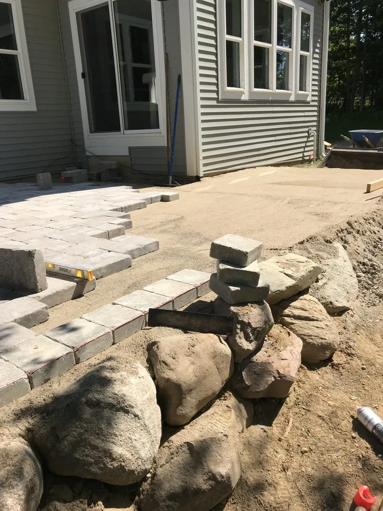 Local landscape installation with custom design across Wixom, MI - Lara Landscaping