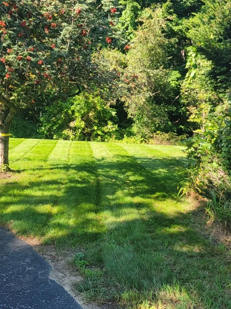 Professional landscape design for year-round maintenance in Franklin, NH by Laramee's Lawn Care Services And Landscaping