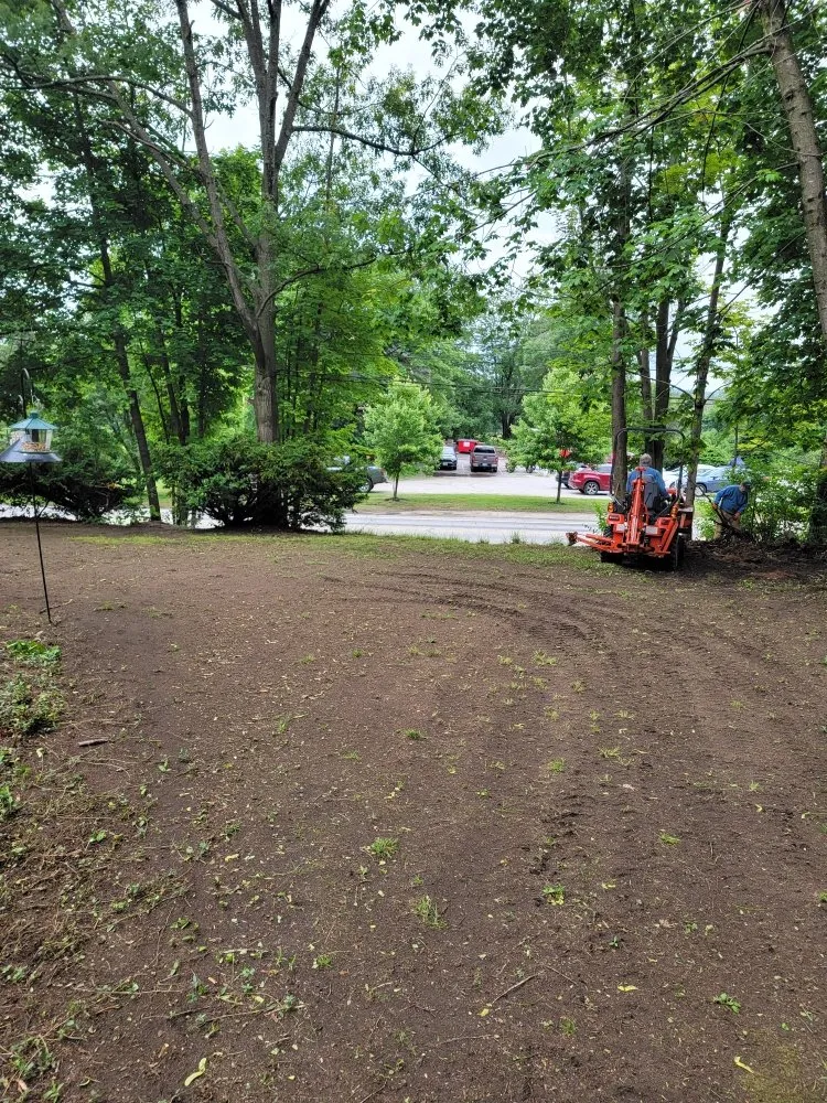 Professional lawn mowing service with custom design in Franklin, NH by Laramee's Lawn Care Services And Landscaping