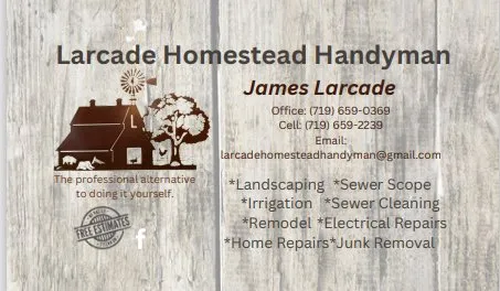 Professional residential landscaping in Peyton, CO by Larcade Homestead Handyman