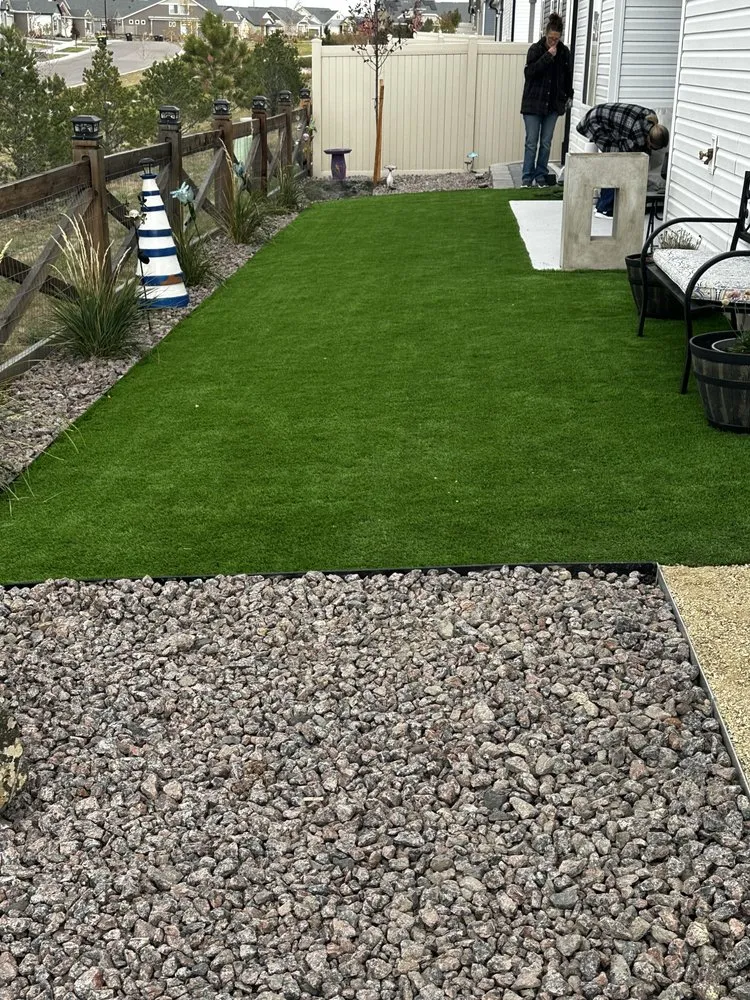Custom outdoor landscaping for year-round maintenance in Peyton, CO by Larcade Homestead Handyman