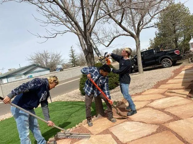 Professional outdoor landscaping with custom design across Rio Rancho, NM - Laredo's Landscape & More