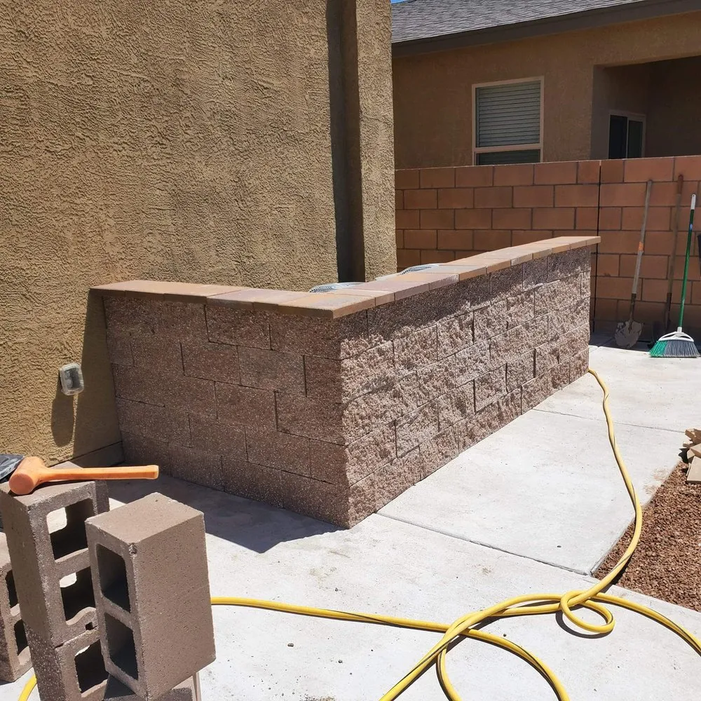 Professional landscape installation in Rio Rancho, NM by Laredo's Landscape & More