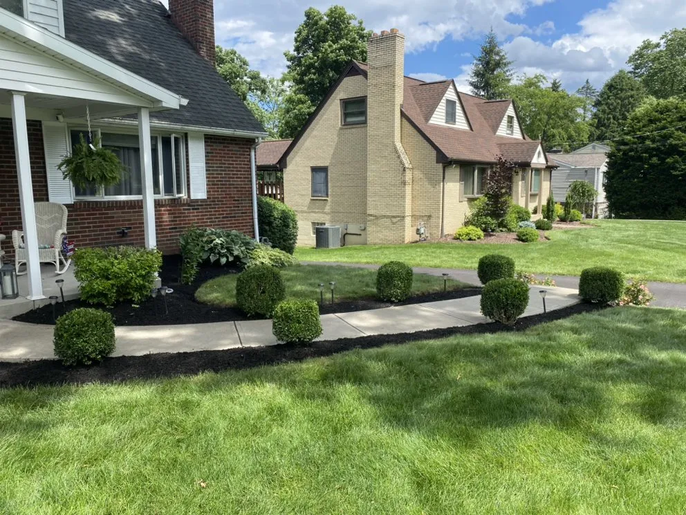 Reliable lawn mowing service for outdoor upgrades in Canonsburg, PA by Larkin Landscaping
