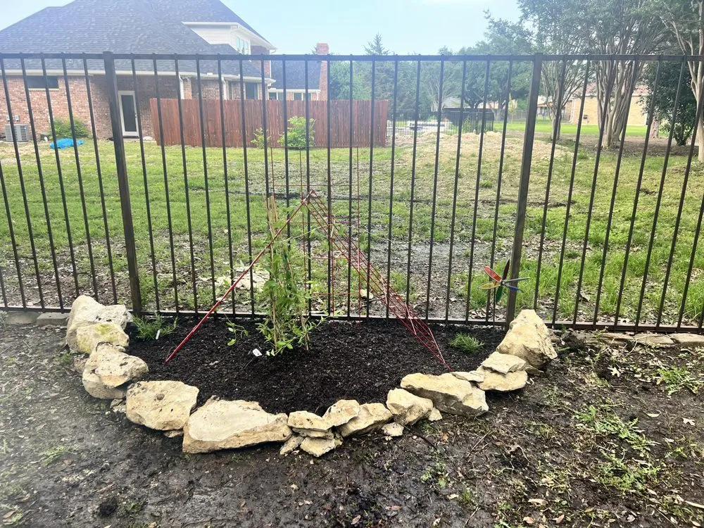 Trusted yard cleanup service with custom design across Sachse, TX - Larkin Landscaping