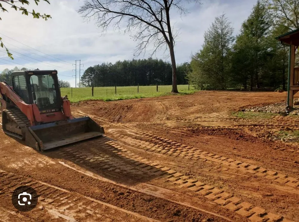 Professional lawn mowing service in Cross Hill, SC by Lark's Grading and Service