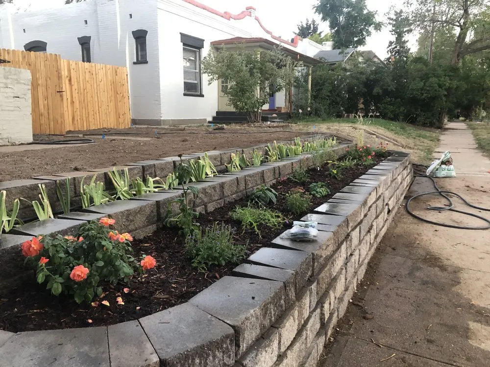 Affordable garden landscaping in Denver, CO - Larkspur Landscaping