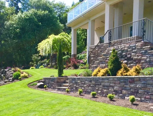 Larrison Lawn & Landscaping and Powerwash Logo