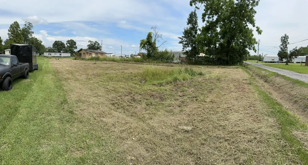 Professional landscape installation in Addis, LA by Larro Landscaping Lawn and Pressure