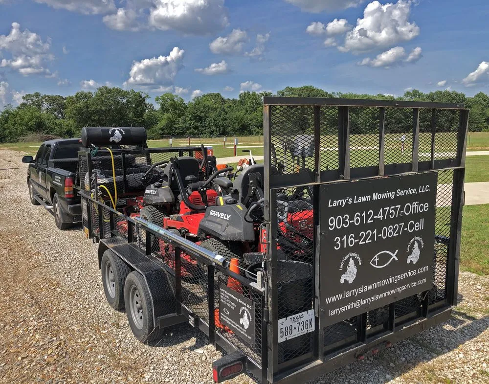 Expert outdoor landscaping for residential properties in Cumby, TX by Larry's Lawn Mowing Service