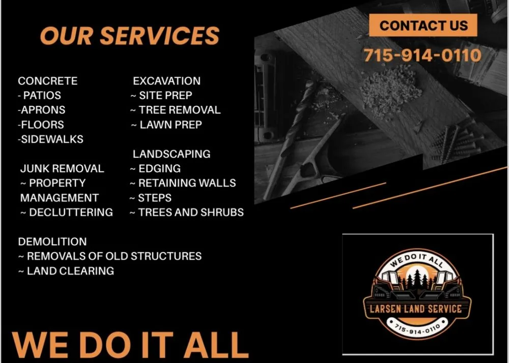 Top-rated residential landscaping in New Auburn, WI by Larsen Land Service