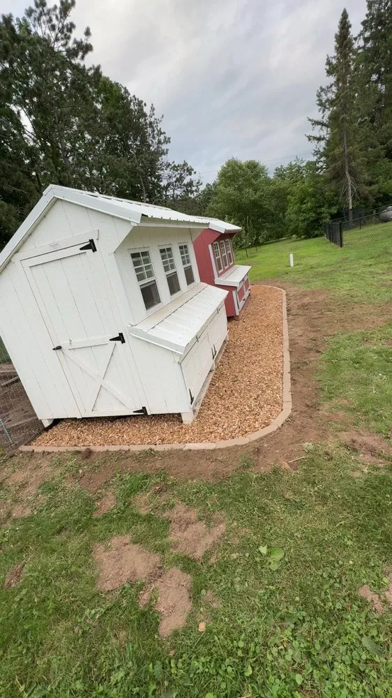 Custom landscape installation for outdoor upgrades in New Auburn, WI by Larsen Land Service