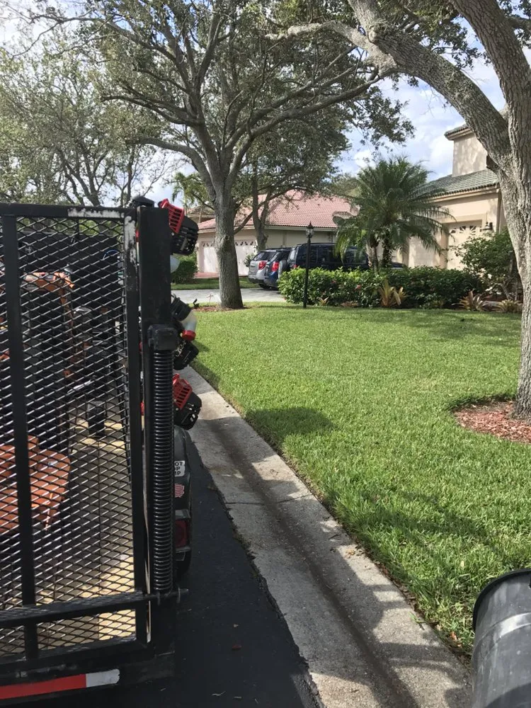 Professional lawn care service for beautiful yards in Tamarac, FL by Larsen Landscaping