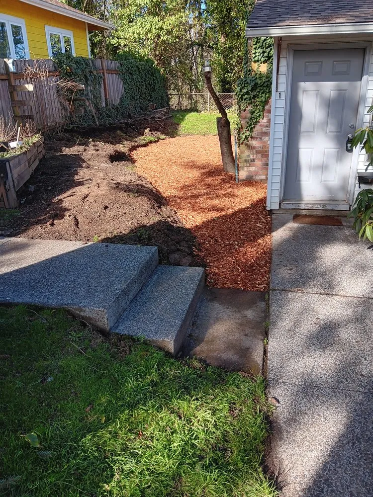 Custom yard cleanup service for homes in Gresham, OR by Larson Lawns