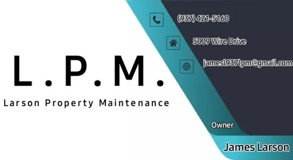 Larson Property Maintenance Logo