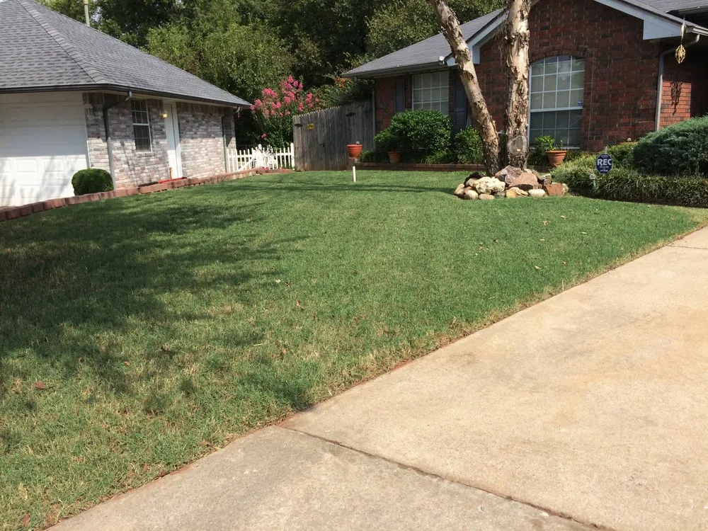 Trusted outdoor landscaping for residential properties across Mustang, OK - Larson's Lawn & Landscape