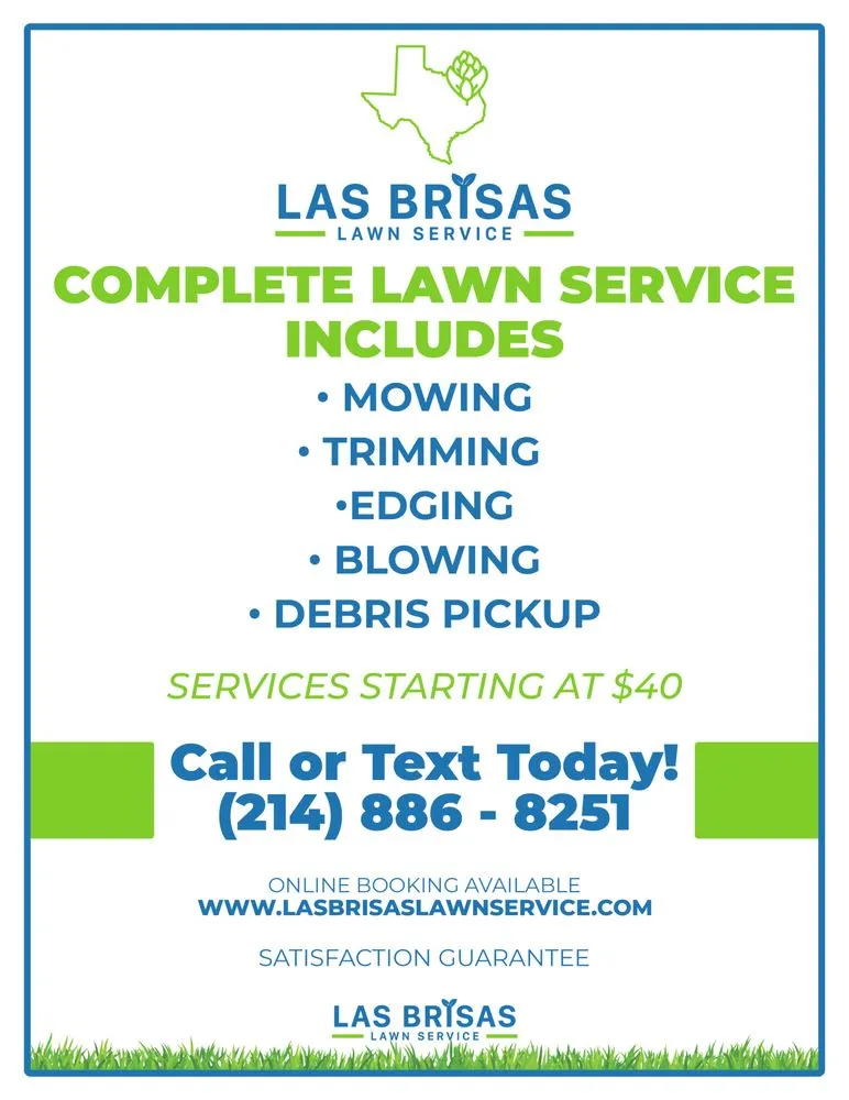 Trusted lawn care service in Heartland, TX by Las Brisas Lawn Service