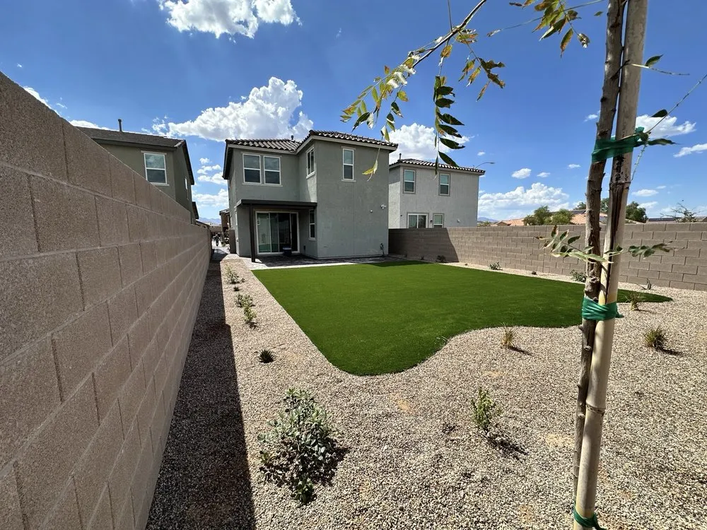Reliable landscape installation for homes in Las Vegas, NV by Las Vegas Backyards
