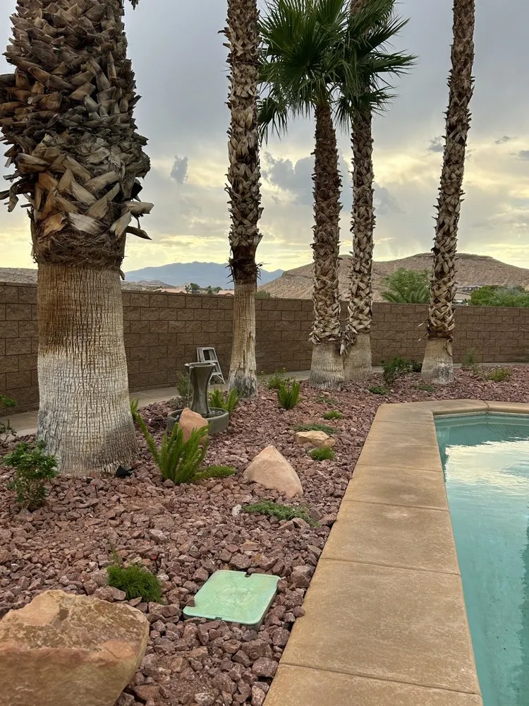 Local landscape installation with custom design in Enterprise, NV by Las Vegas Desert Sprinkler Repair LLC