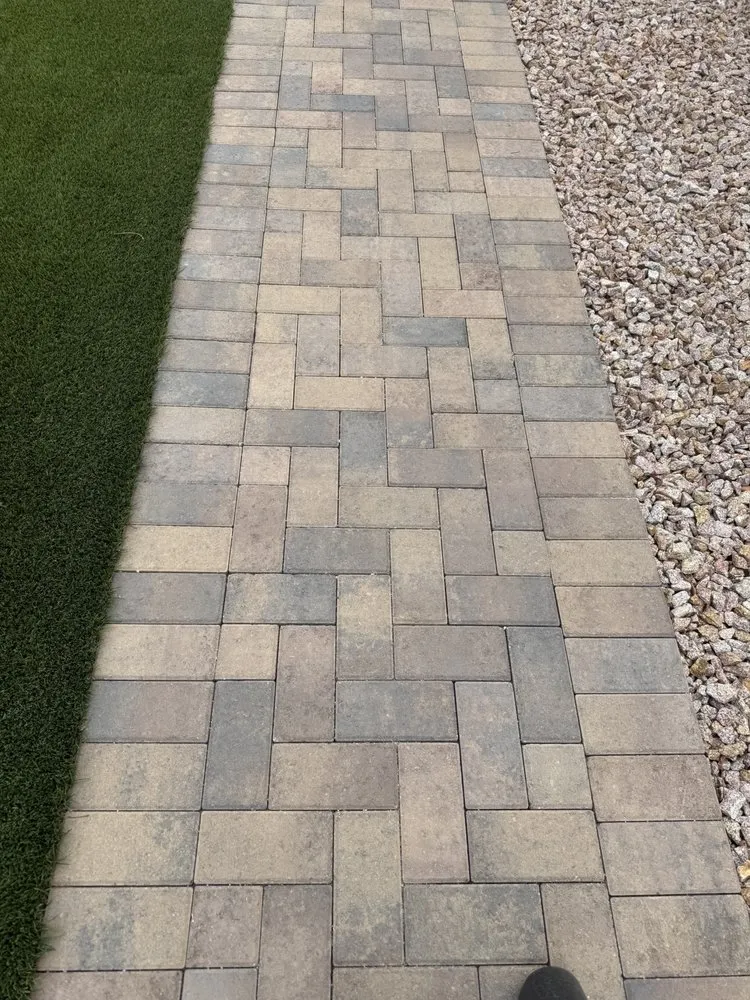 Custom landscape installation for beautiful yards in Las Vegas, NV by Las Vegas Lawn Services