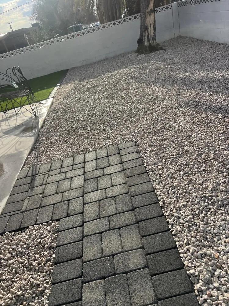 Custom garden landscaping for beautiful yards in Las Vegas, NV by Las Vegas Nevada Landscaping