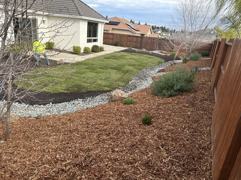 Professional landscape installation in Anderson, CA - Lassen Design Scape