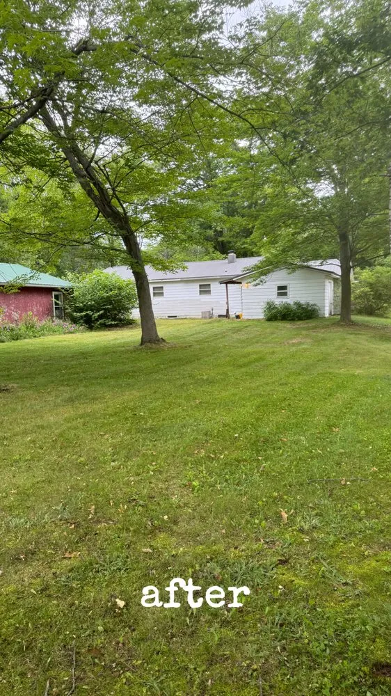 Professional lawn mowing service in Farwell, MI by Lassen Lawn Care