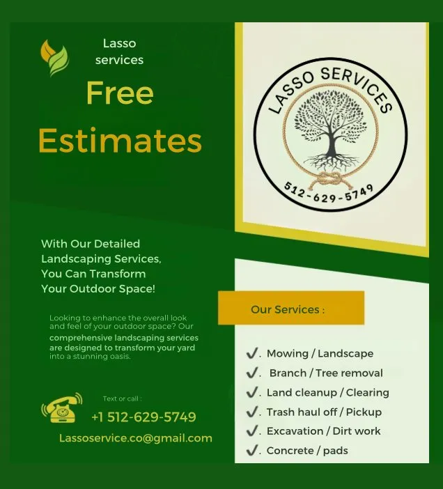 Custom landscape installation in Austin, TX by Lasso Services