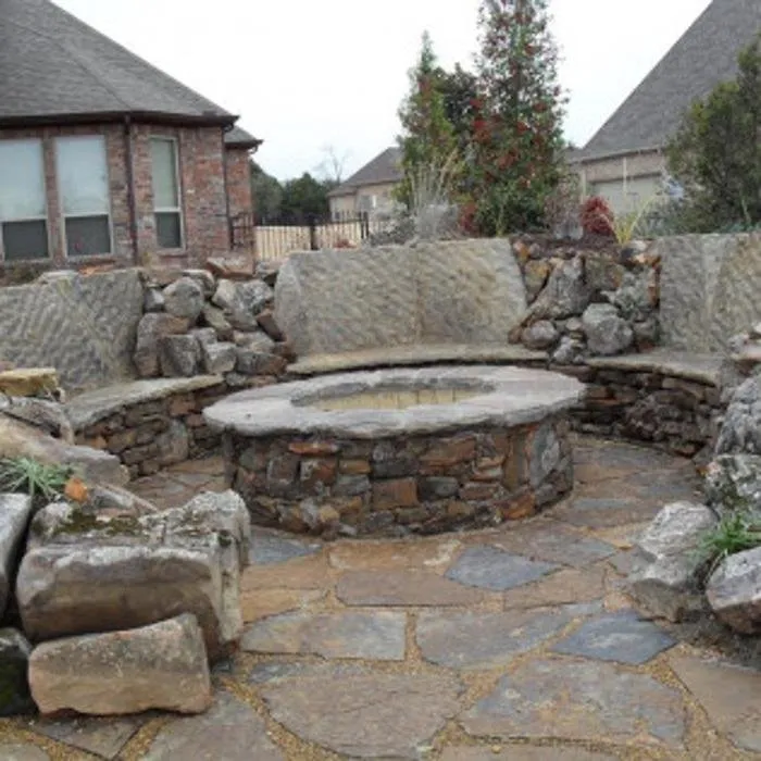 Local garden landscaping with custom design in Rockwall, TX by Lasting Impressions Landscape